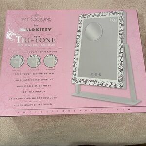 Impressions Hello Kitty LED Tri-Tone Makeup Mirror.